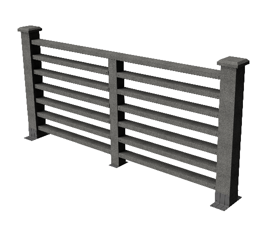 Ограждения декоративное ДПК GRINDERDECO Марсело серый базальт купить в Шилке