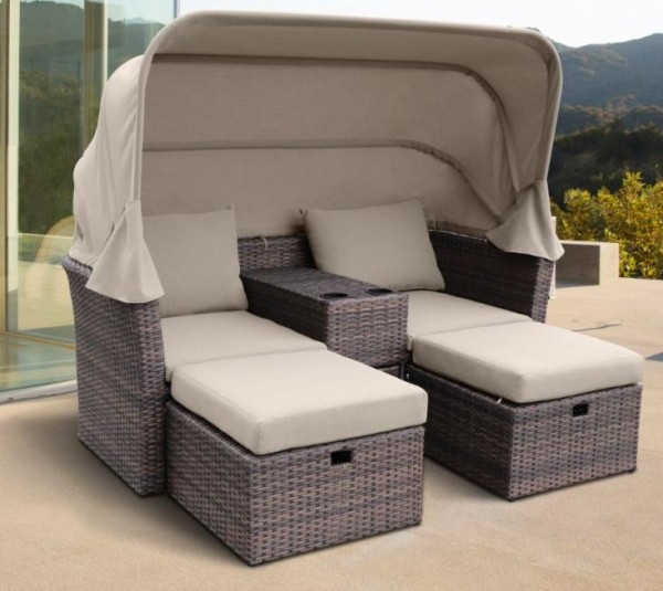 Комплект мебели AFINA плетеной из иск. ротанга AFM-330B Brown купить в Шилке