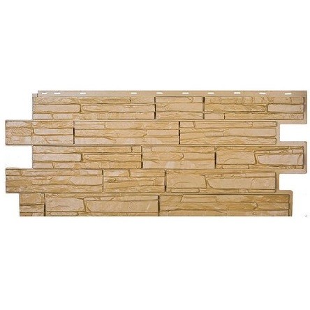 Фасадная панель T-Сайдинг-Альпийская сказка Бежевый купить в Шилке