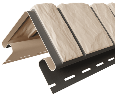 Угол наружный «Брусчатка Доломит», Орех