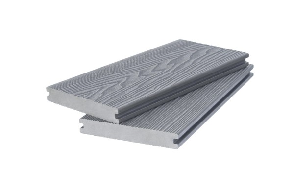 Доска террасная 3D фактура дерева POLIVAN GROUP двухсторонняя полнотелая SINGARAJA серый купить в Шилке