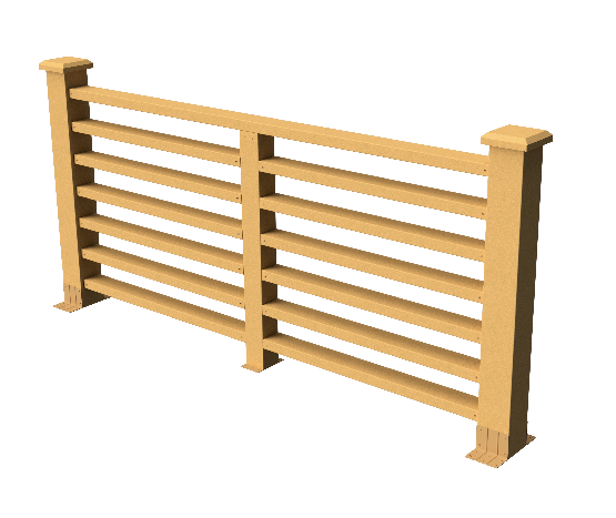 Ограждения декоративное ДПК GRINDERDECO Марсело песчаник купить в Шилке