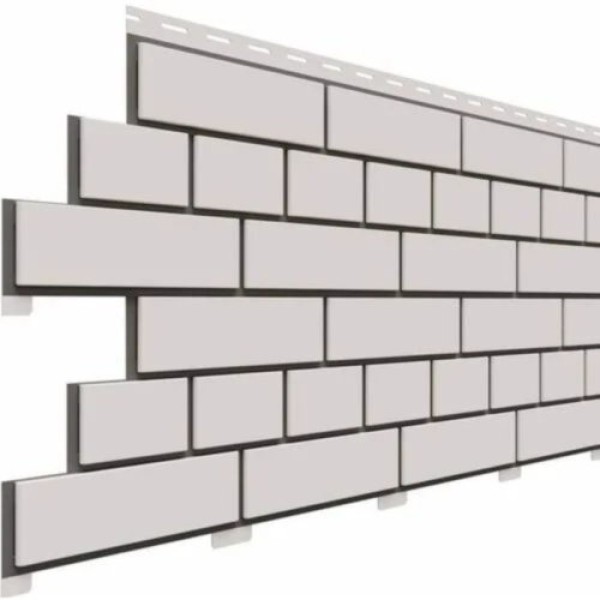 Фасадная панель Доломит Кирпич, Белый купить в Шилке