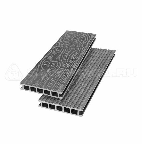 Террасная доска из ДПК SW Ornus тангенциальный распил пепельный купить в Шилке