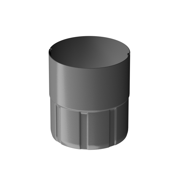 Муфта соединительная для водостока Döcke STAL PREMIUM, Графит купить в Шилке