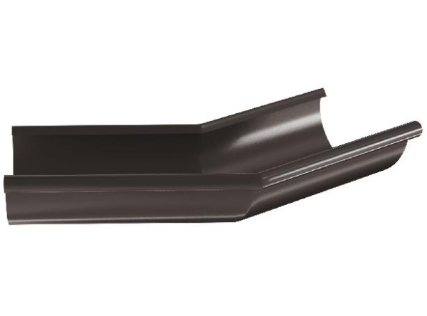 Водосток Aquasistem, система 150/100 - Угол желоба, наружный 135° RR 32 Тёмно-Коричневый купить в Шилке