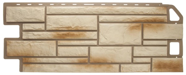 Цокольный сайдинг альта-профиль - коллекция "камень", ракушечник купить в Шилке