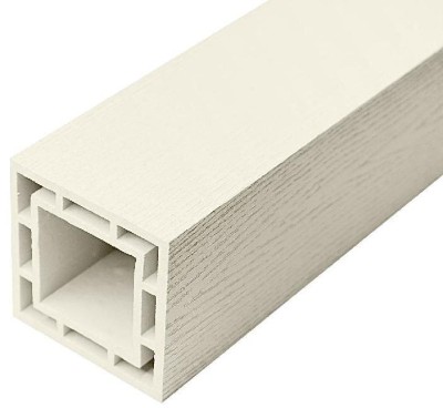 Столб FAYNAG ДПК WOOD слоновая кость