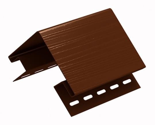 Наружный угол Ю-пласт коричневый купить в Шилке
