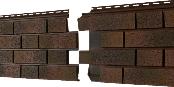 Фасадная панель Ю-пласт Стоун Хаус S-Lock Клинкер Нордик глина купить в Шилке