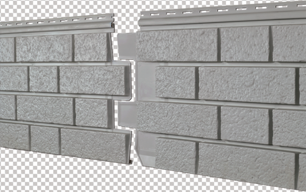 Фасадная панель Ю-пласт Стоун Хаус S-Lock Клинкер Нордик дым купить в Шилке