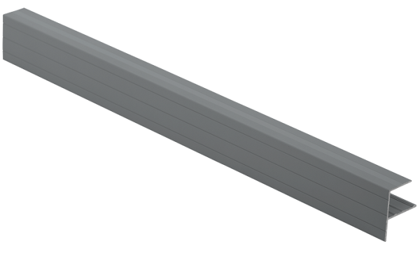 F-профиль Grinder закрывающий серый купить в Шилке