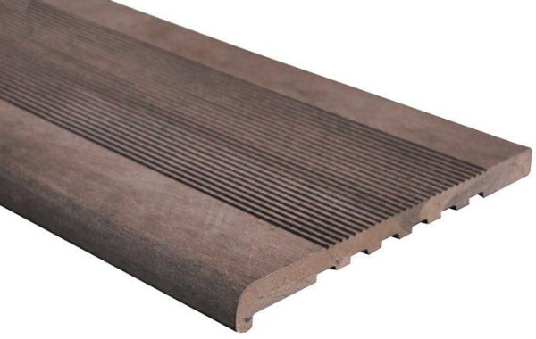 Ступень ДПК Outdoor Havana/Вельвет полнотелая коричневая микс купить в Шилке