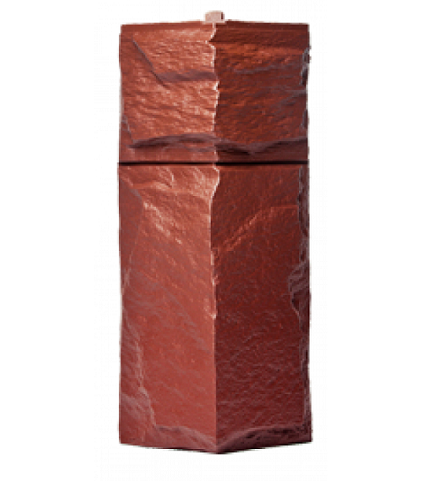 Угол T-Сайдинг-Гранит Леон Красный купить в Шилке