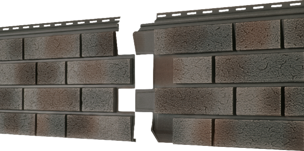 Фасадная панель Ю-пласт Стоун Хаус S-Lock Клинкер Нордик пепел купить в Шилке