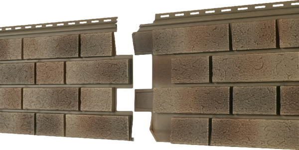 Фасадная панель Ю-пласт Стоун Хаус S-Lock Клинкер Нордик песк купить в Шилке