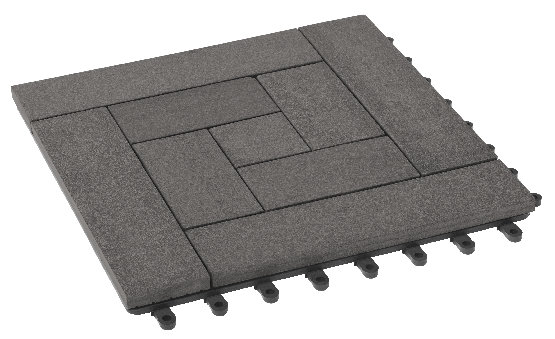 Модульный паркет ДПК GRINDERDECO Люкс 10 Серый базальт купить в Шилке