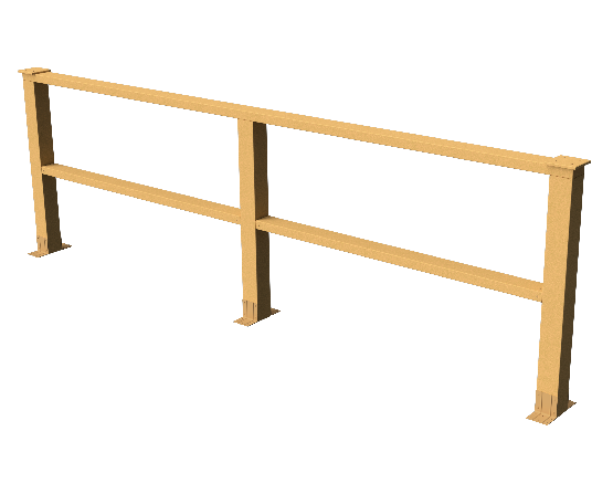 Ограждения декоративное ДПК GRINDERDECO Ковбойская изгородь песчаник купить в Шилке