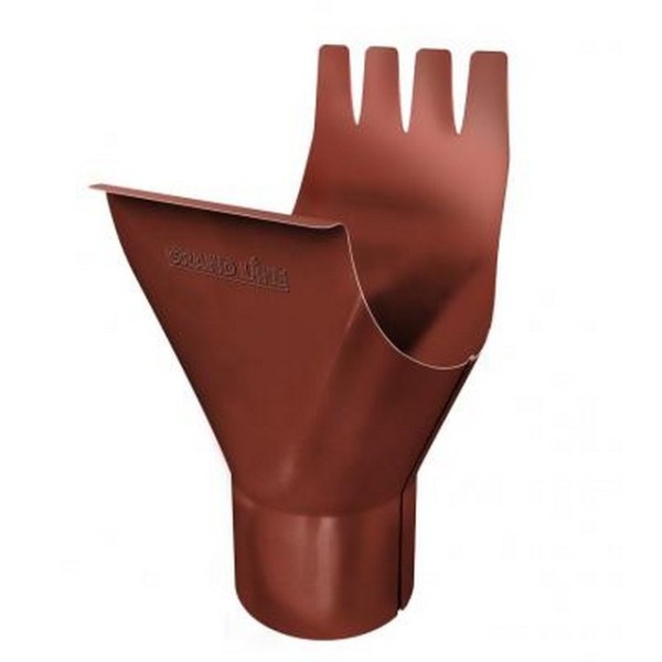 Водосток Grand Line 125x90 – Воронка желоба RAL 8004 купить в Шилке