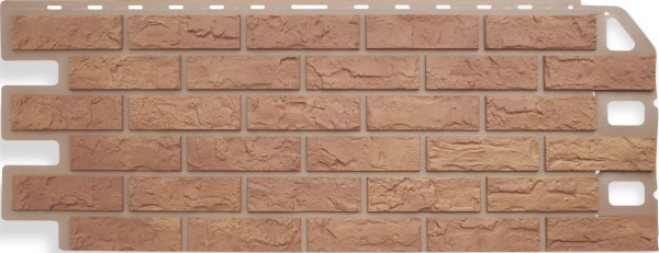 Фасадная панель Цокольный сайдинг Альта-профиль - коллекция "кирпич", кирпич бежевый купить в Шилке