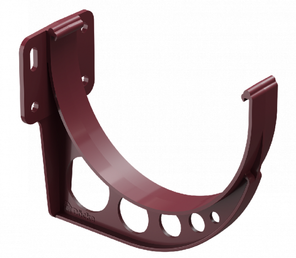 Кронштейн желоба ПВХ Docke STANDART красный купить в Шилке