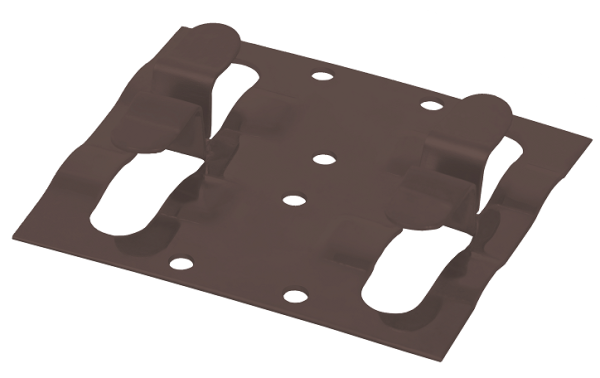 Кляймер рядный Grinder для монтажа наличника коричневый купить в Шилке