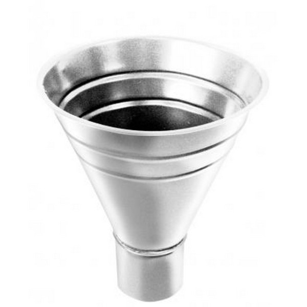 Водосток Grand Line 125x90 – Воронка водосборная RAL 9003 купить в Шилке