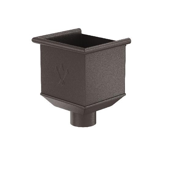 Водосток Aquasistem, Система 125x90 - Водосборная воронка RR 32 Тёмно-коричневый matt купить в Шилке