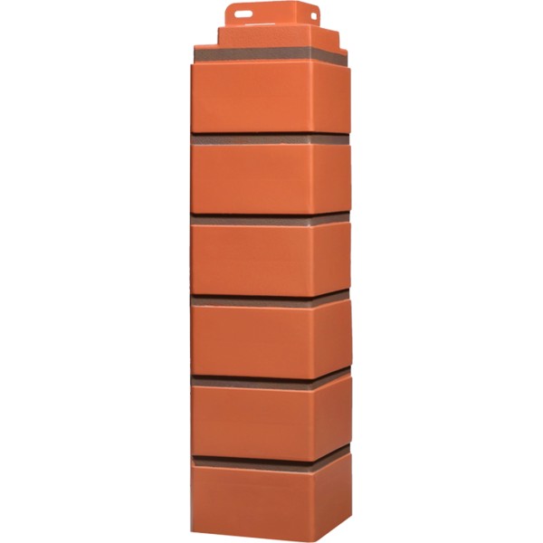 Угол Фасайдинг Серия  «Кирпич клинкерный» Керамический купить в Шилке