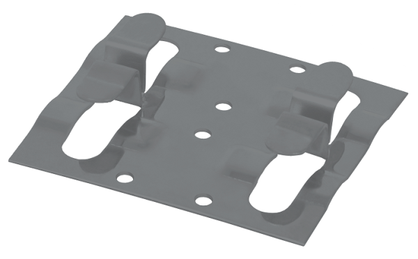 Кляймер рядный Grinder для монтажа наличника серый купить в Шилке