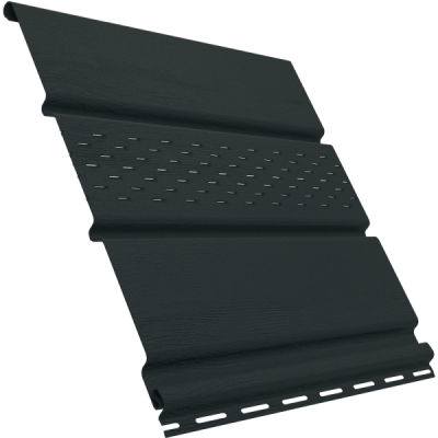 Софит Ю-Пласт перфорация по центру, графитовый