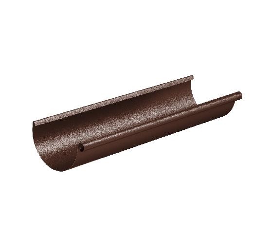 Водосток Aquasistem, Система 125x90 - Желоб водосточный 3 метра RAL 8017 Коричневый matt купить в Шилке