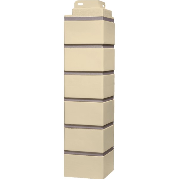 Угол Фасайдинг Серия «Кирпич клинкерный» Желтый купить в Шилке