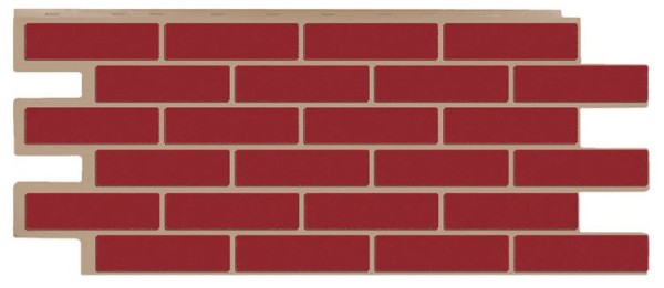 Фасадная панель T-Сайдинг - Кирпич Модерн Красный купить в Шилке