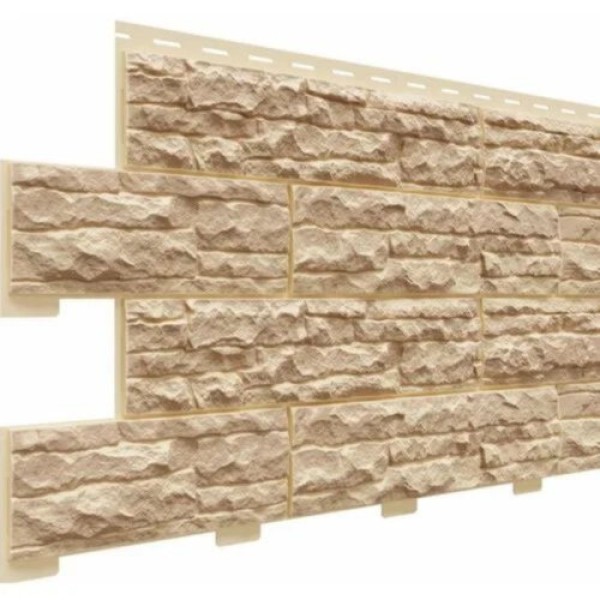 Фасадная панель Доломит Скалистый риф Люкс Карамель купить в Шилке