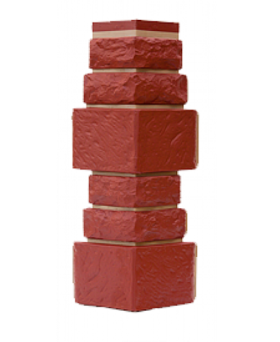 Угол T-Сайдинг-Дикий Камень Бордовый купить в Шилке