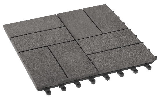 Модульный паркет ДПК GRINDERDECO Люкс 9 Серый базальт купить в Шилке