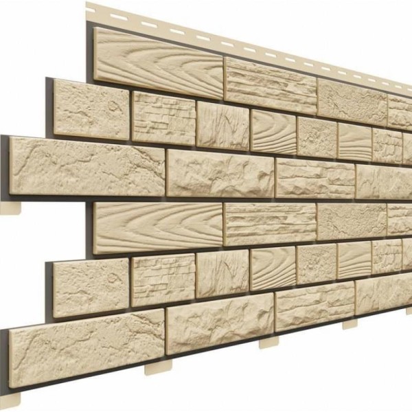 Фасадные панели (Цокольный Сайдинг) Доломит Москва Кремневый купить в Шилке