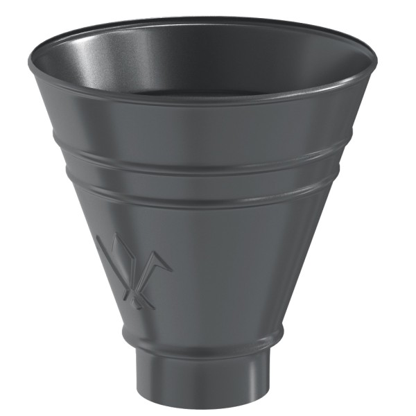 Водосток Aquasistem, система 150x100 - Воронка водосборная круглая RR 23 Маренго купить в Шилке