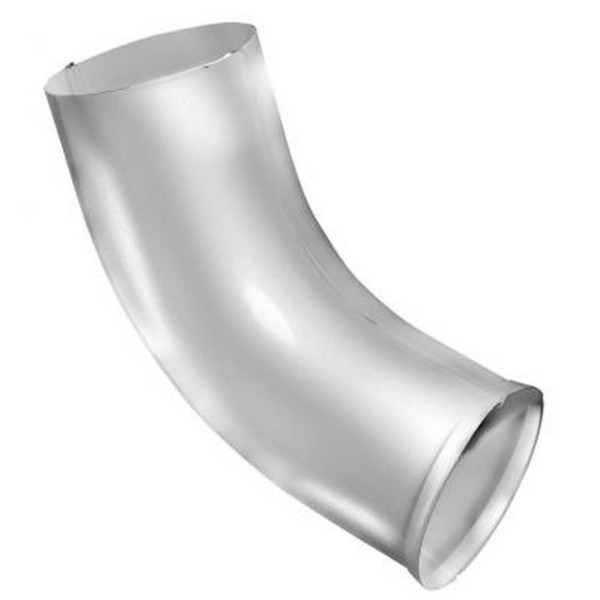 Водосток Grand Line 125x90 – Колено сливное RAL 9003 купить в Шилке