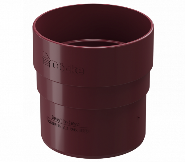 Муфта соединительная ПВХ Docke STANDART красный купить в Шилке