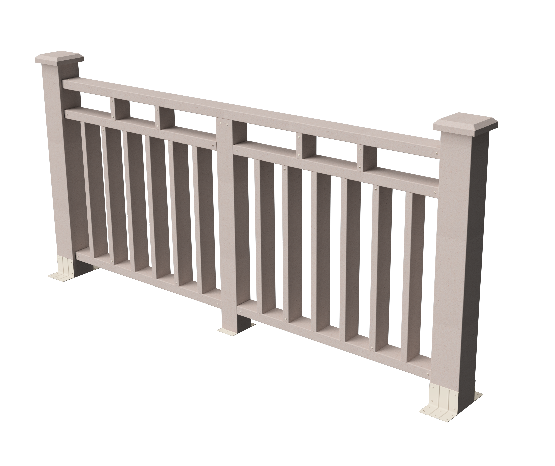 Ограждения декоративное ДПК GRINDERDECO Европа выбеленый дуб купить в Шилке