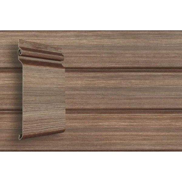 Виниловый сайдинг Grand Line Natural-Брус Tundra - Кедр купить в Шилке