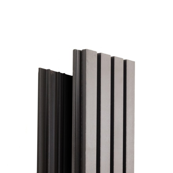 Фасадная доска Ecodecking Техно реечная 200х26х3000 Серый купить в Шилке