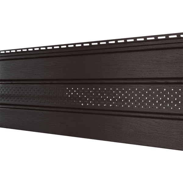 Софит Ю-Пласт Классический, перфорация по центру коричневый купить в Шилке