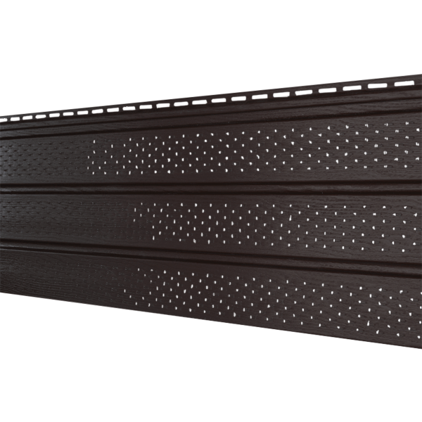 Софит Ю-Пласт Классический, бс полной перфорацией коричневый купить в Шилке