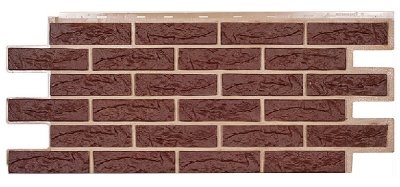 Фасадная панель Техоснастка, Лондон Брик, Коричневый