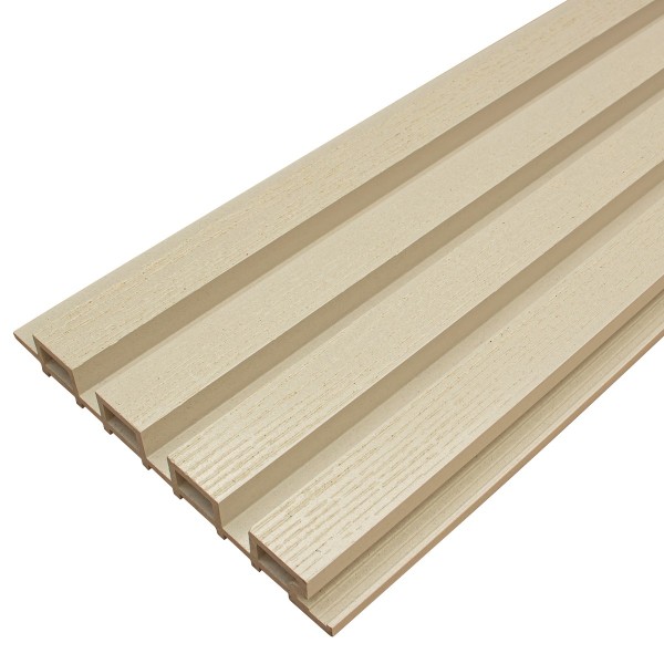 Фасадная доска из ДПК Faynag Wood Рейка Слоновая кость купить в Шилке