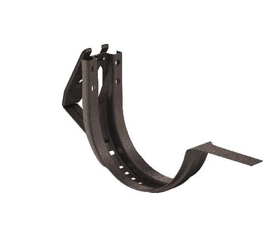 Водосток Aquasistem, Система 125x90 - Крюк крепления желоба короткий регулируемый RR 32 Тёмно-коричневый matt купить в Шилке