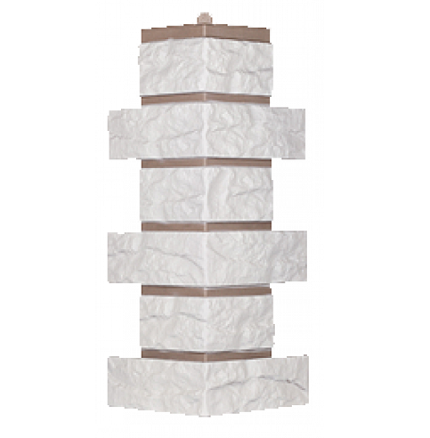 Угол T-Сайдинг-Кирпич Лондон Брик Белый купить в Шилке